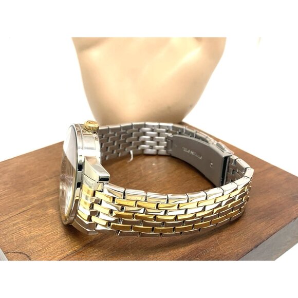 Timex Men's Watch TW2T50500 Quartz Gray Dial Two Tone Stainless Steel 41mm - Picture 8 of 13